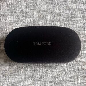 Tom Ford Hard Shell Eyewear Case Brown Velvet Good Condition